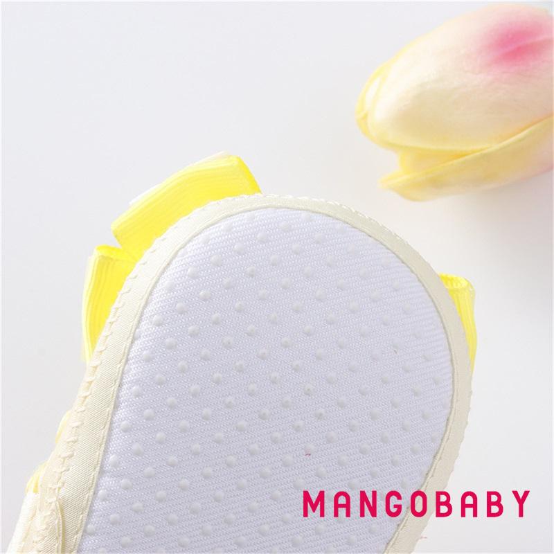 Giày Búp Bê Phối Nơ Xinh Xắn Dành Cho Bé Gái