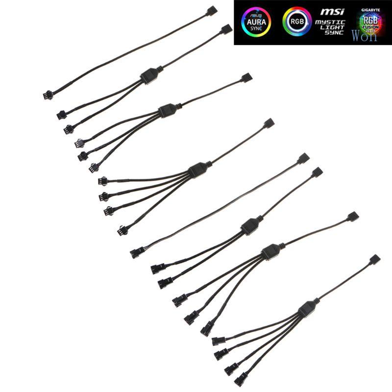 Dây Cáp Nối Dài 5V 3Pin 12V 4Pin Cho Bo Mạch Chủ Máy Tính