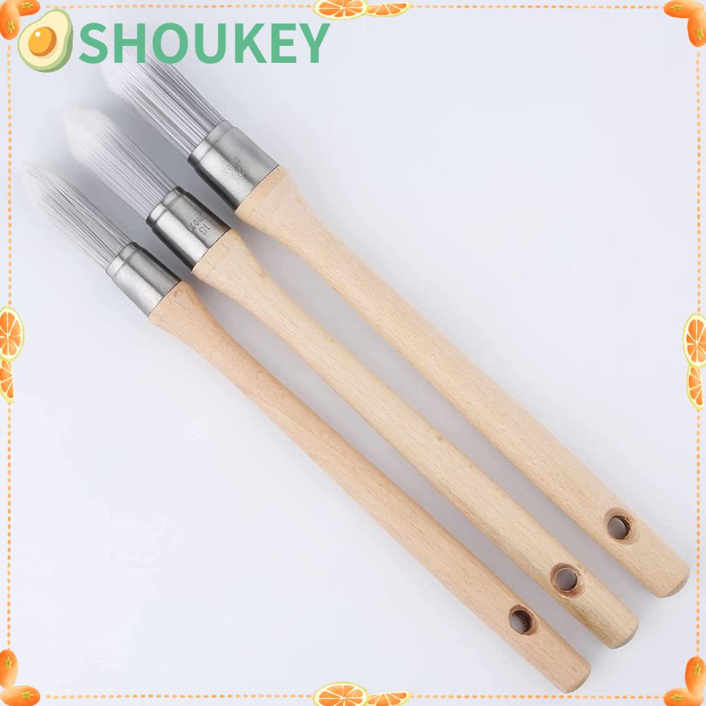 Shoukey Cọ Trang Điểm Vẽ Viền Tường Cạnh Tròn