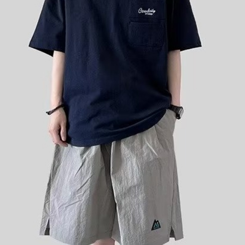 Quần Short Thể Thao Xếp Ly Phong Cách Nhật Bản Chống Thấm Nước Thời Trang Mùa Hè Cho Nam