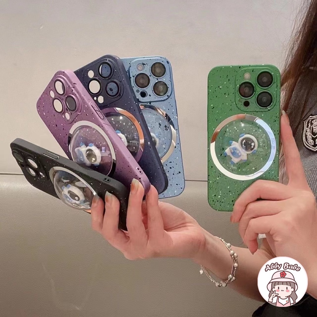 Ốp Điện Thoại TPU Cứng Hình Phi Hành Gia 3D Chống Va Đập Cho IPhone 14 Pro Max 11 12 11 Pro Max