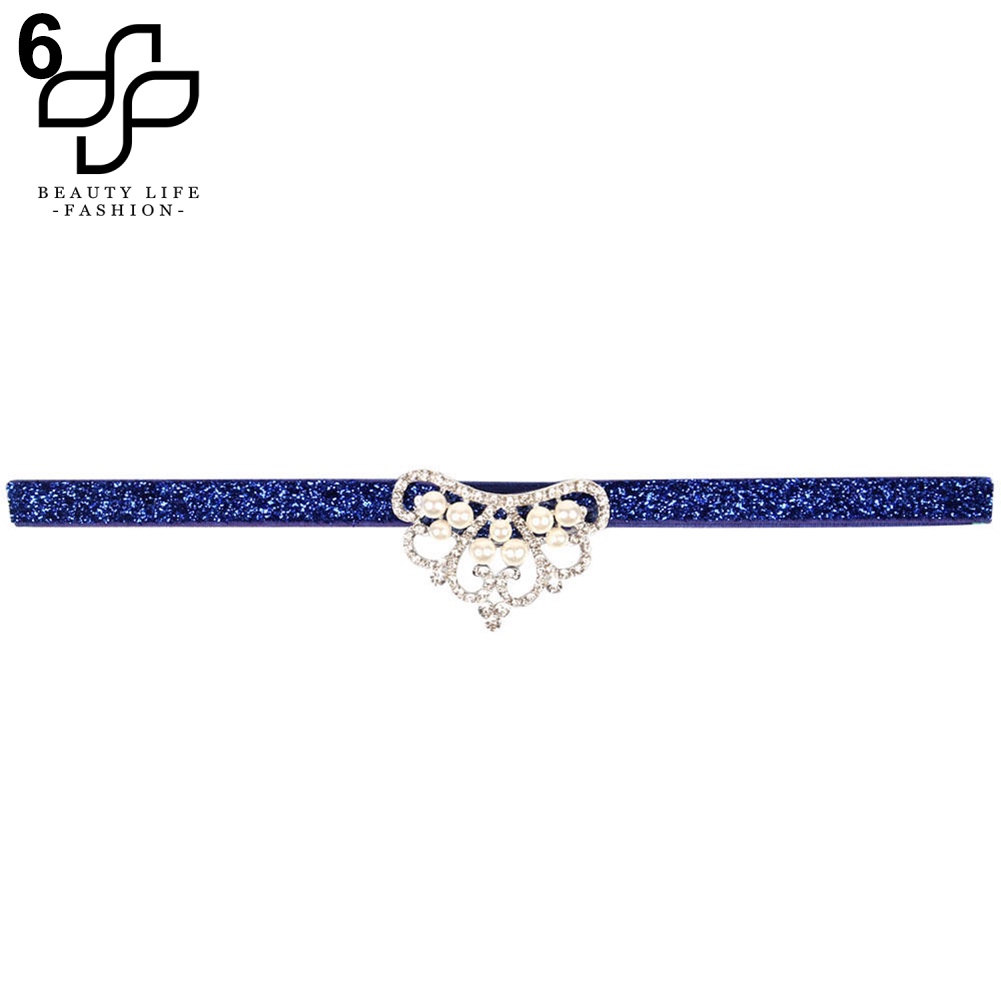 Băng Đô Cài Tóc Hình Vương Miện Lấp Lánh Dễ Thương Cho Bé Gái