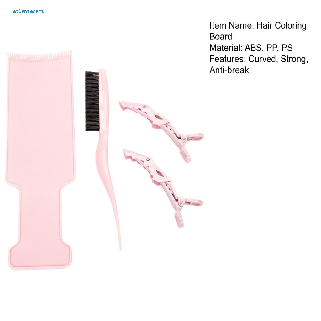 Túi Đựng Đồ Dùng Cao Cấp Tiện Dụng| Set 4 Bảng Nhuộm Tóc Tay Cầm Dài Kèm Kẹp Tiện Dụng Cho Salon