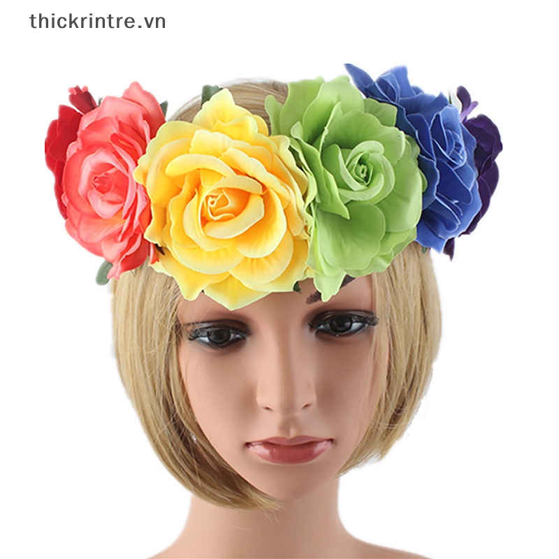 Kẹp Tóc Hình Hoa Lớn Nhiều Màu Sắc Thời Trang Cho Nữ