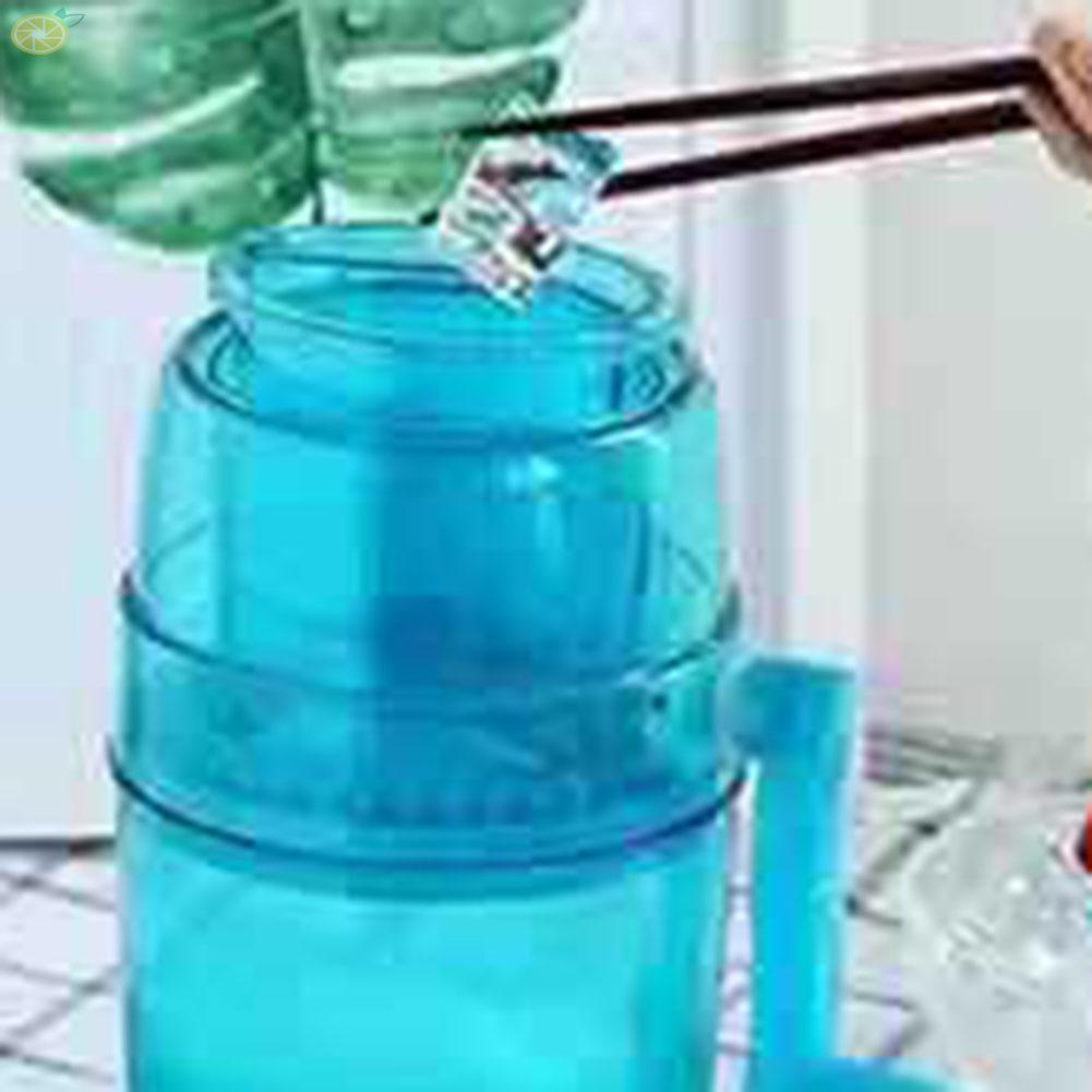 【VARSTR】Portable Ice Crusher Shaved Ice Machine Manual Crank Operated Fruit Smoothie high quality