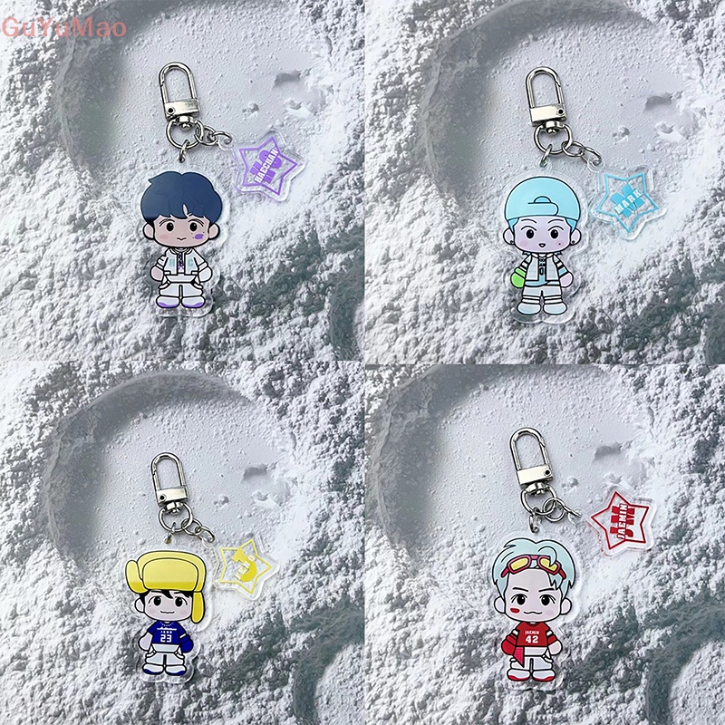 Móc Khóa Hình Nhân Vật KPOP Bằng Acrylic Dễ Thương
