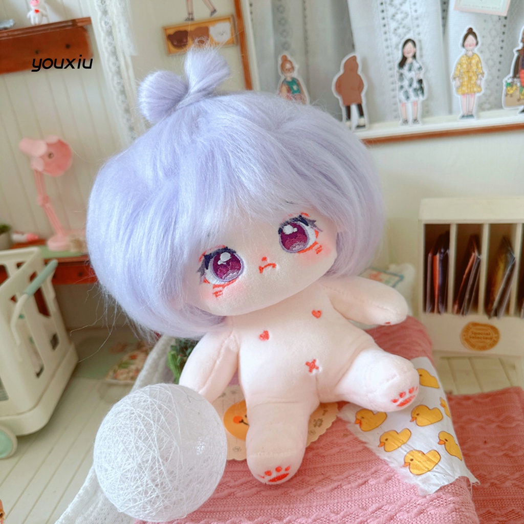 Búp Bê Nhồi Bông Cotton PP Mềm Mại 20cm Hình Em Bé Trần Nhà Đáng Yêu