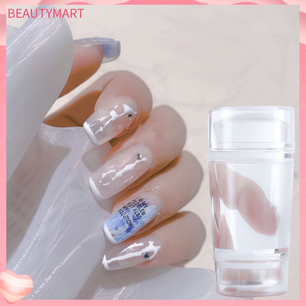 Dụng Cụ Dặm Sơn Móng Tay Hai Đầu Không Biến Dạng Trong Suốt