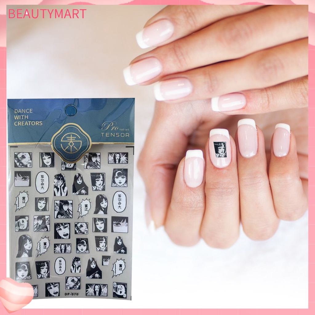 Miếng Dán Trang Trí Móng Tay Tự Dính Siêu Mỏng Họa Tiết Tinh Tế Quyến Rũ Dễ Sử Dụng