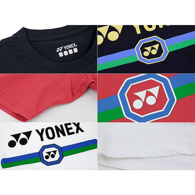 Áo Thun cotton Tay Ngắn Cổ Tròn In Hình Cầu Lông YONEX unisex