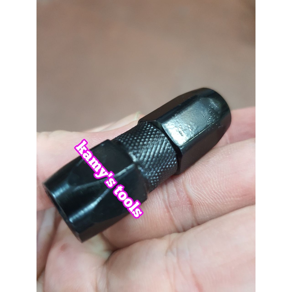 Đầu bơm mỡ đen bôi trơn áp suất cao 1/8 inch dài 45mm