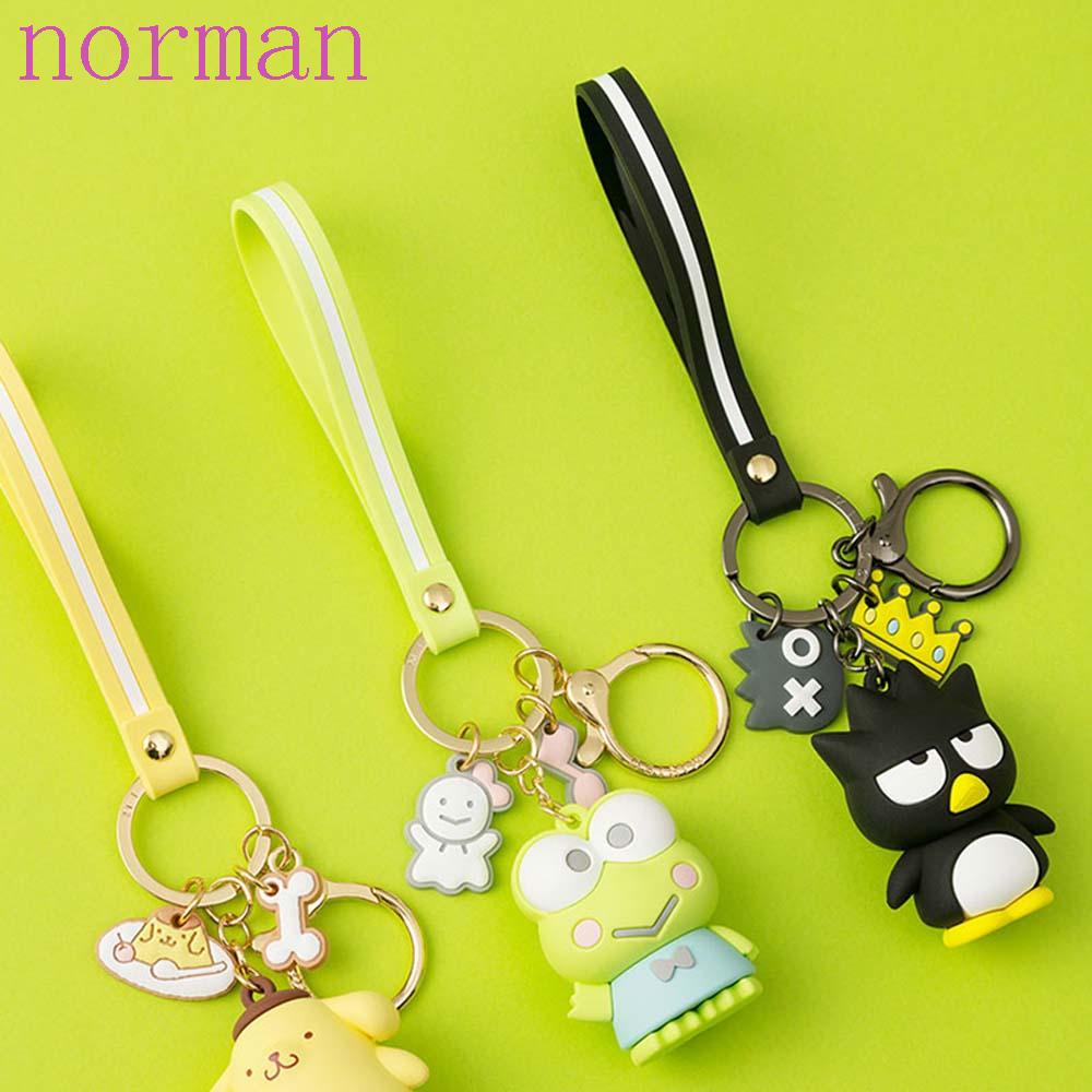 Norman Móc Chìa Khóa Xe Hơi Hình Kuromi / Ếch / Melody / Chim Cánh Cụt Đáng Yêu