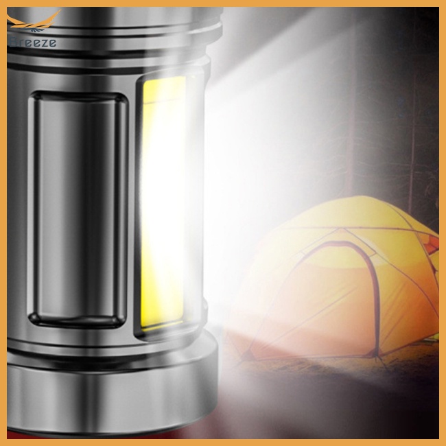 Đèn Pin Cầm Tay Cob 5led Sạc Usb Đa Năng