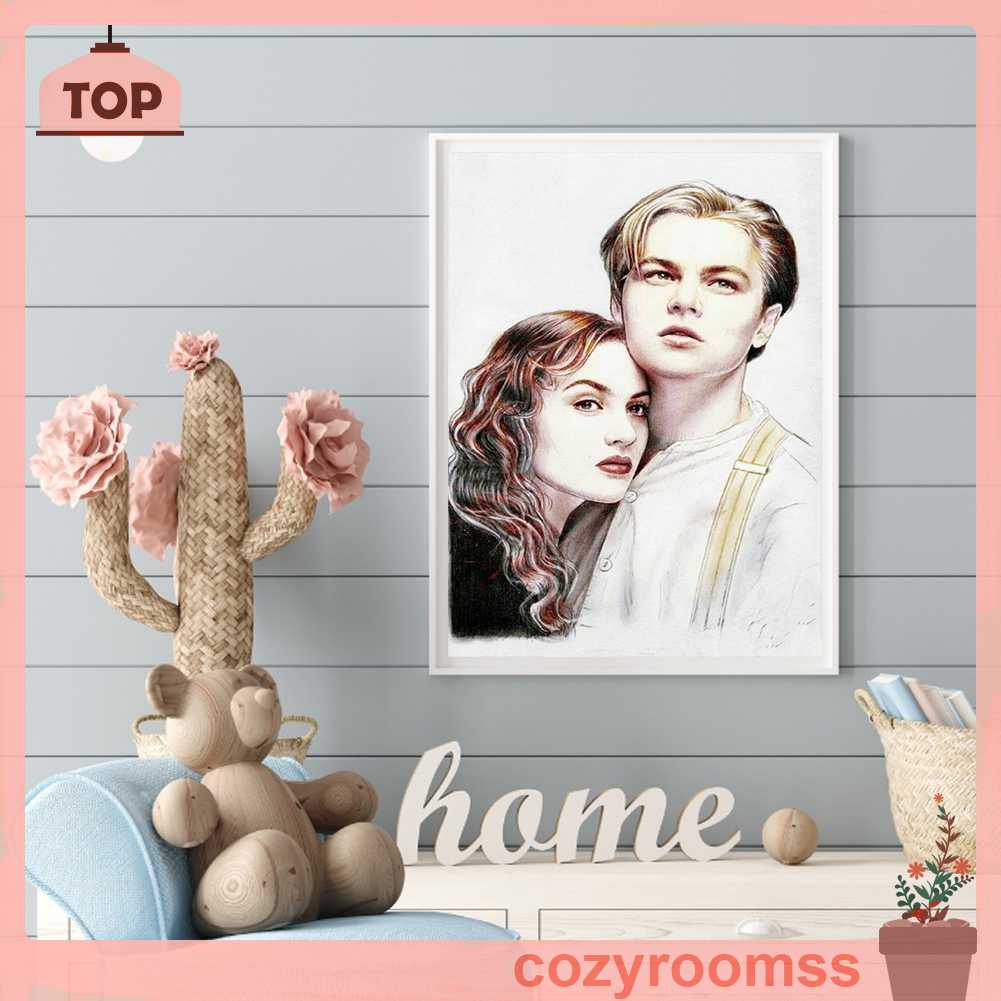 Tranh Đính Đá Kim Cương Toàn Bộ 5D DIY Hình Hoa Hồng