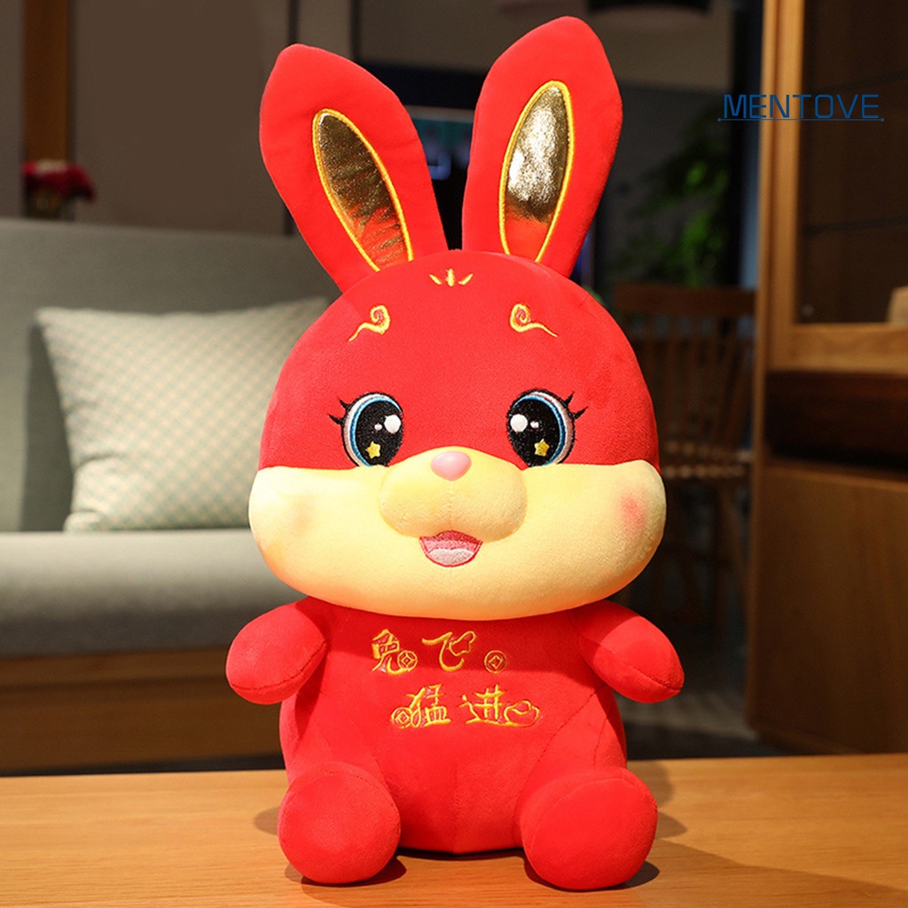Thỏ Nhồi Bông Mềm Mại 27 / 33 / 42cm Trang Trí Nhà Cửa Dịp Năm Mới 2023