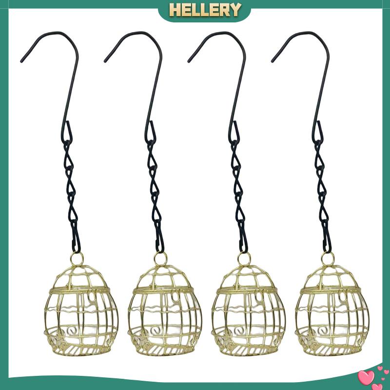 Set 4 Rổ Đựng Thức Ăn Cho Chim Cảnh Gắn Sau Sân Vườn Tiện Dụng