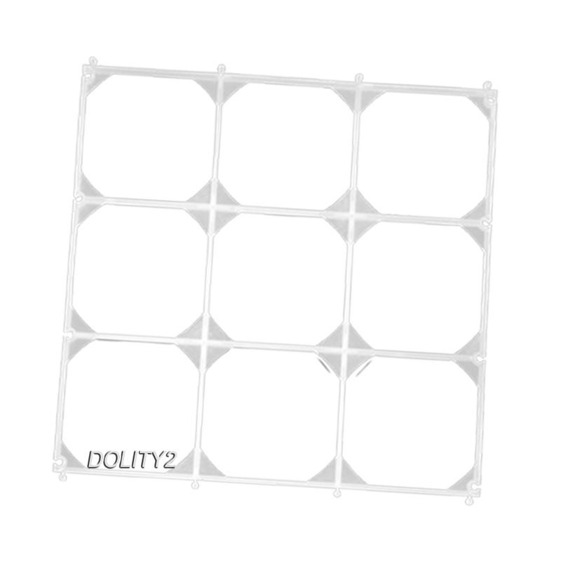 [Dolity2] Khung Bong Bóng Treo Tường Dạng Lưới 4 Ngăn Trang Trí Tiệc Hóa Trang Lễ Hội