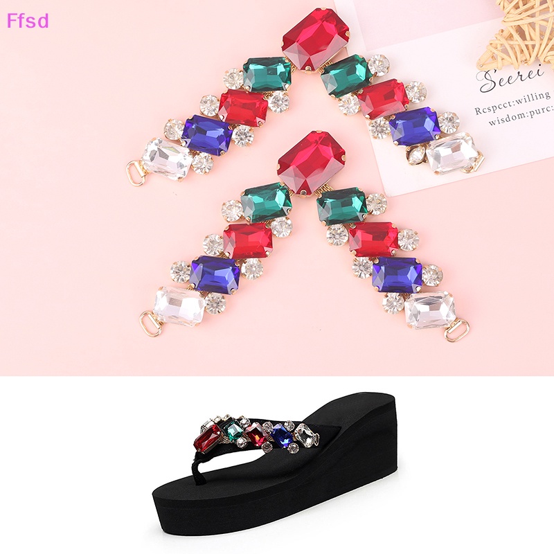 1 Cặp Đầu Nối Dây Xích Đính Đá Trang Trí Bikini / Trang Sức / Trang Trí Quần Áo DIY