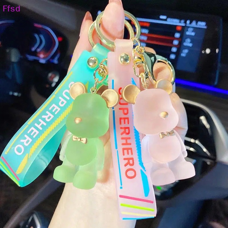 {Ffsd} Móc Khóa Resin Mặt Hình Thỏ / Gấu Hoạt Hình Thời Trang Cho Nữ / Chìa Khóa / Điện Thoại Di Động / Quà Tặng Bán Chạy