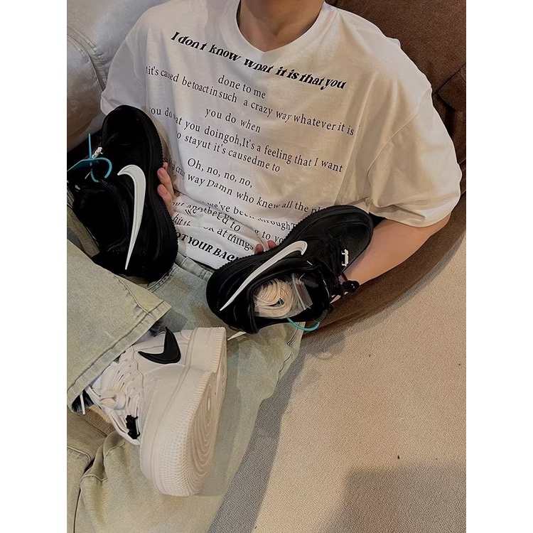 Áo Thun Ngắn Tay Cổ Tròn In Chữ Phong Cách Đường Phố Mỹ Thời Trang Mùa Hè Dành Cho Nam