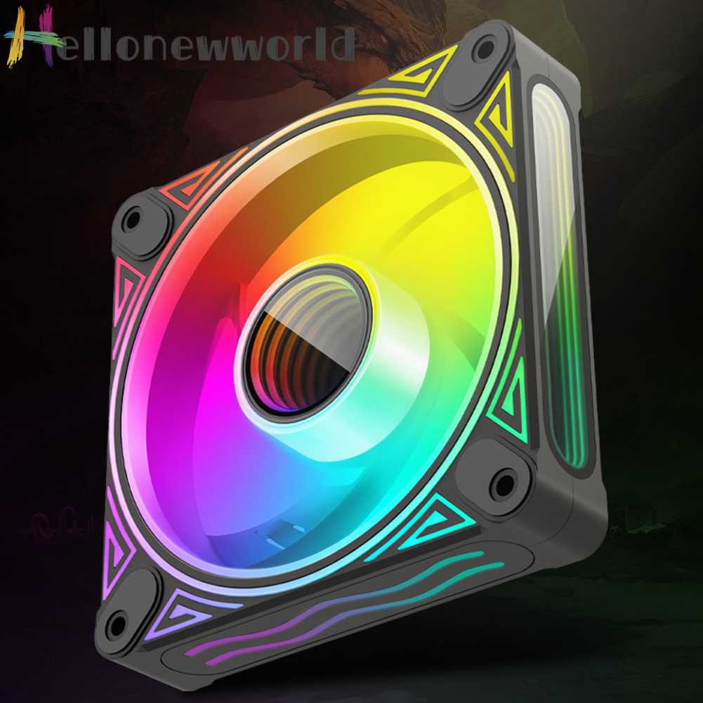 Quạt Tản Nhiệt Cho Máy Tính DM1 5V 3PIN ARGB 12V 4PIN PWM 120mm