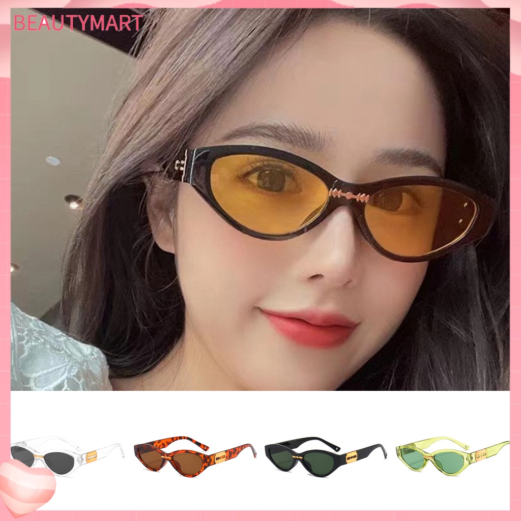 Kính Mát Gọng Oval Chống Tia UV Phong Cách Hip Hop Thời Trang Cho Nam Và Nữ