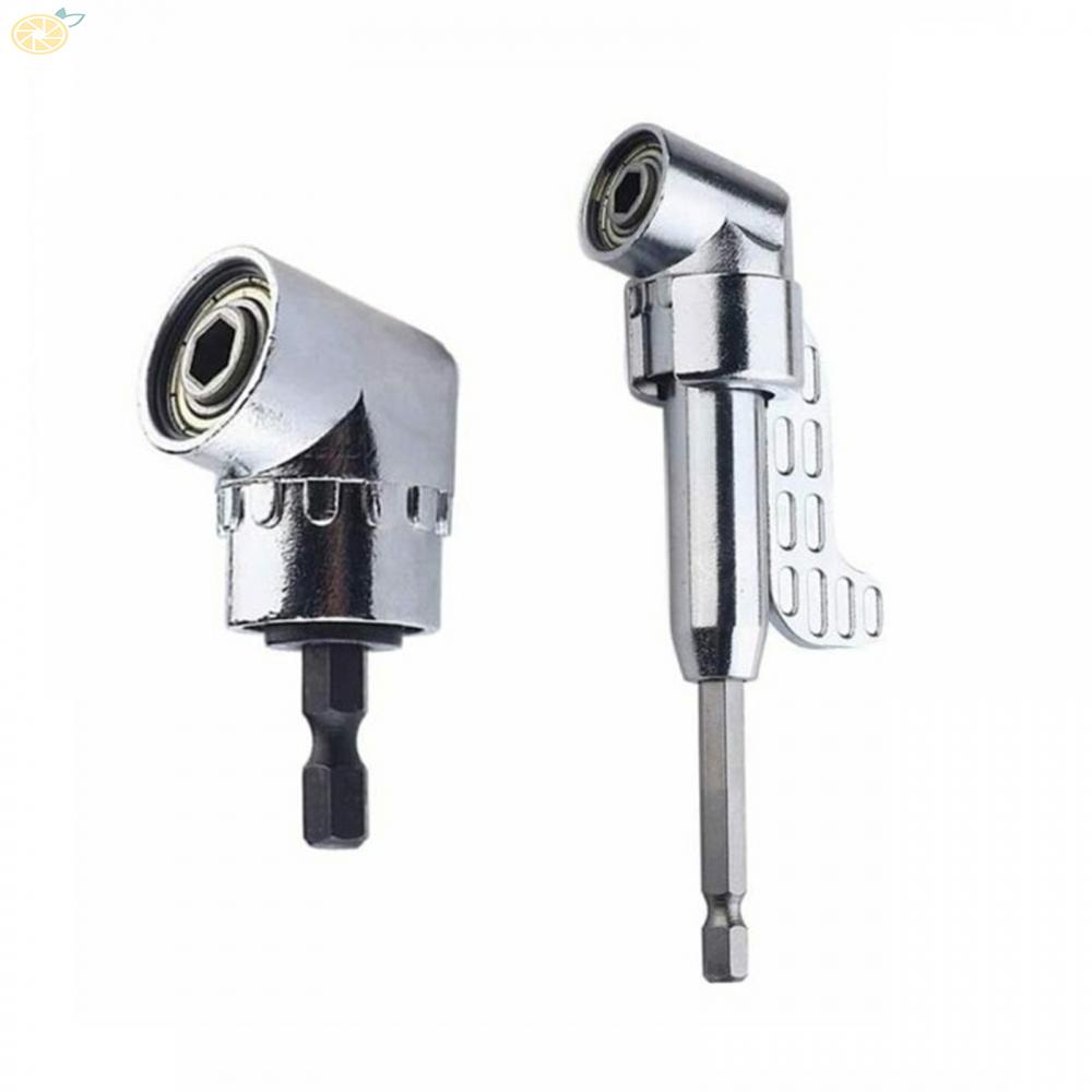 【VARSTR】Electric Drill Compatible 105 Degree Angle Extension Hex Drill Bit Screwdriver Socket Holder Adaptor