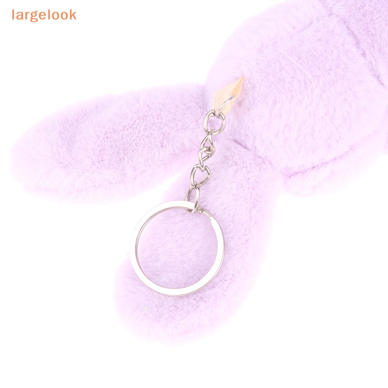 Móc Khóa Hình Thỏ Trắng Nhồi Bông Dễ Thương