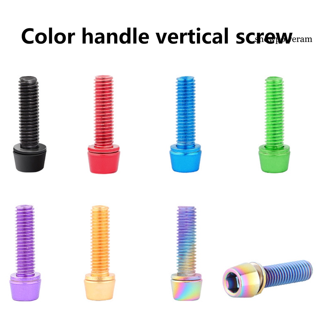 Bộ 6 Ốc Vít Mạ Titan SP-6 Chống Ăn Mòn Độ Cứng Cao Cho Xe Đạp