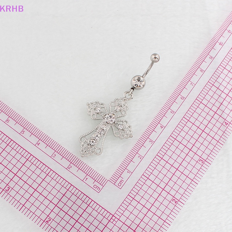 Khuyên Rốn Bằng Thép Không Gỉ Đính Đá Pha Lê Sáng Tạo Quyến Rũ Cho Nữ Mới