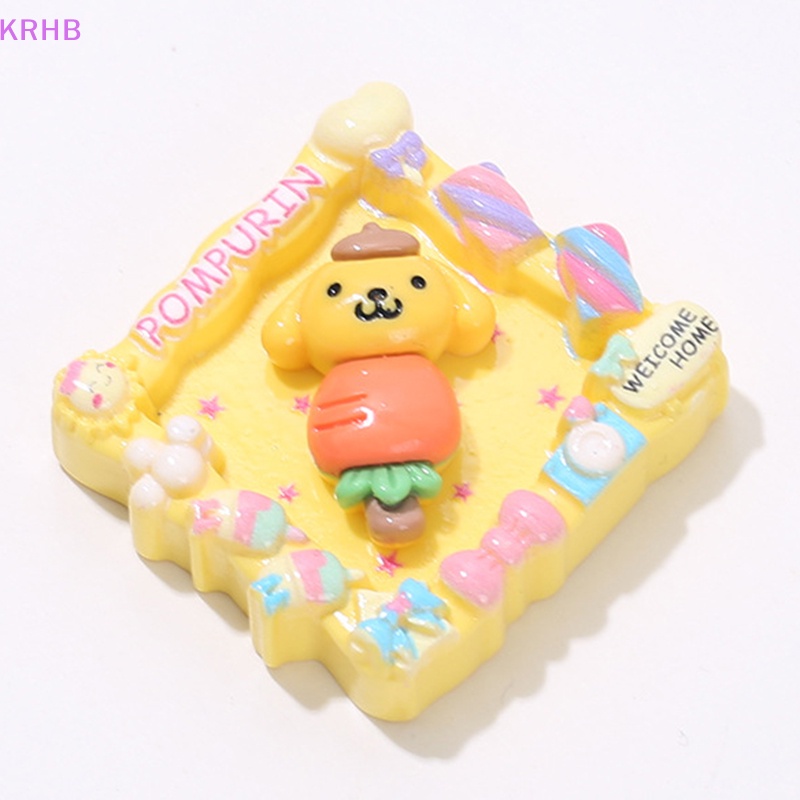 Keo Dán Hình Trái Cây / Động Vật / Thỏ Kuromi Melody Dễ Thương Trang Trí Ốp Điện Thoại DIY Mới