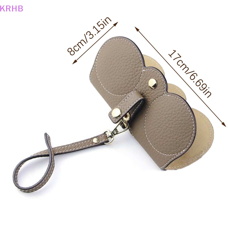 1 Túi Da Đựng Mắt Kính Phong Cách Retro Mới