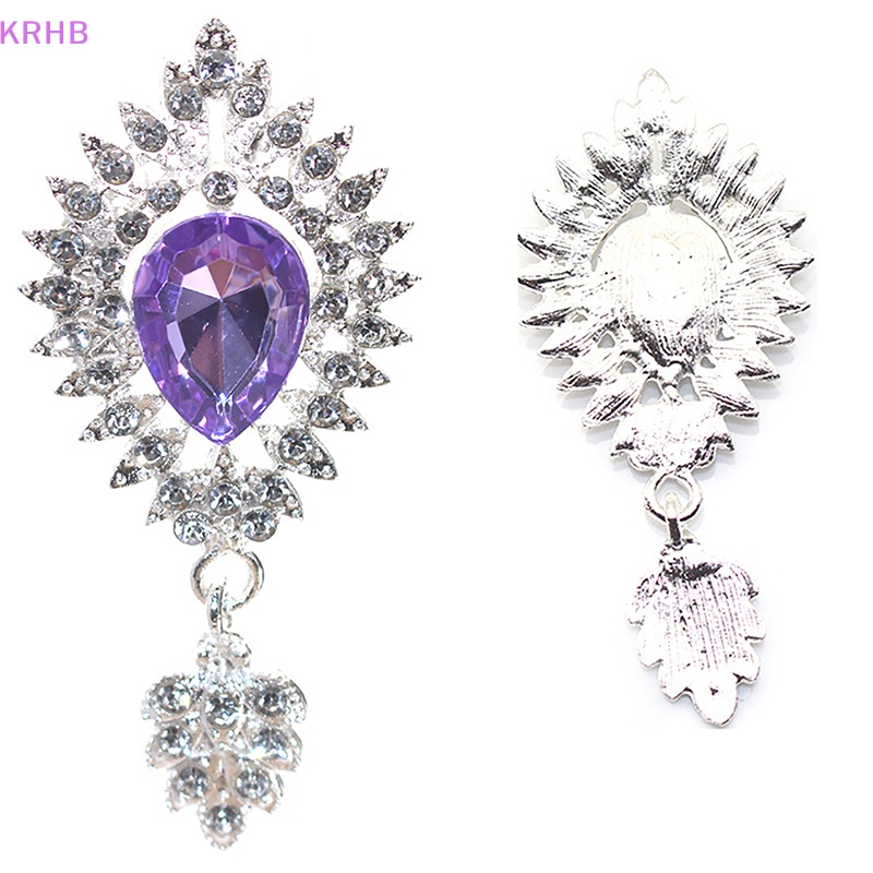 Cài Áo Hình Giọt Nước Đính Đá Pha Lê Thời Trang Mới