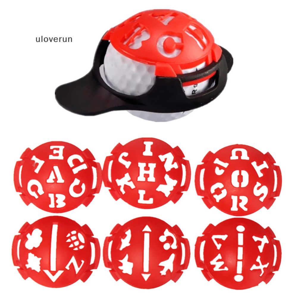 Khuôn Vẽ Đánh Dấu Bóng Golf 6 Trong 1 Tiện Dụng