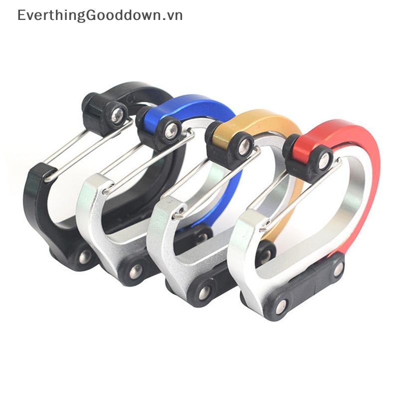 Everthinggoodingdown Kẹp Móc Carabiner Mạnh Mẽ Dùng Đi Cắm Trại / Du Lịch / Leo Núi