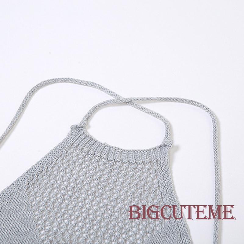 Áo Lửng Hai Dây Hở Lưng Thời Trang Mùa Hè Quyến Rũ Dành Cho Nữ