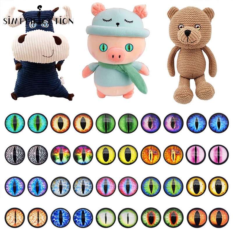 Mắt Kính Tròn May Búp Bê / Đồ Trang Sức / Móc Khóa DIY