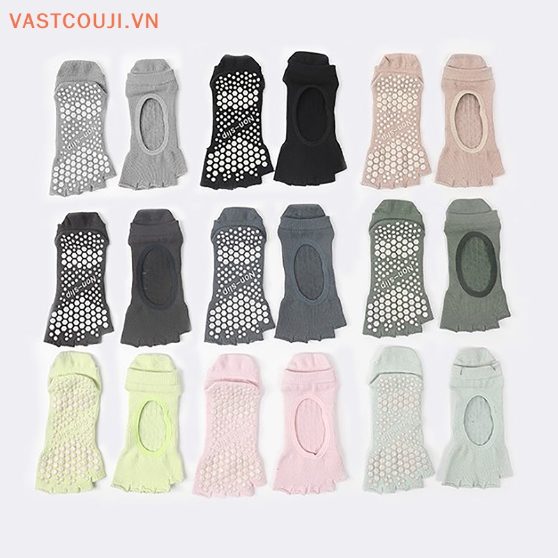 Vớ Nửa Ngón Chống Trượt Tiện Dụng Khi Tập Yoga / Thể Thao Cho Nữ