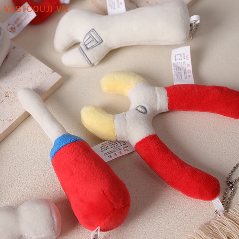 1 Móc Khóa Hình Thú Nhồi Bông VASTJI Dễ Thương