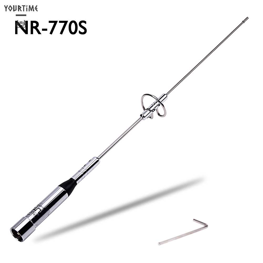 Ăng Ten Radio Băng Tần Kép VHF / UHF 100W NL-770S Cho Xe Hơi TYT 17.5in