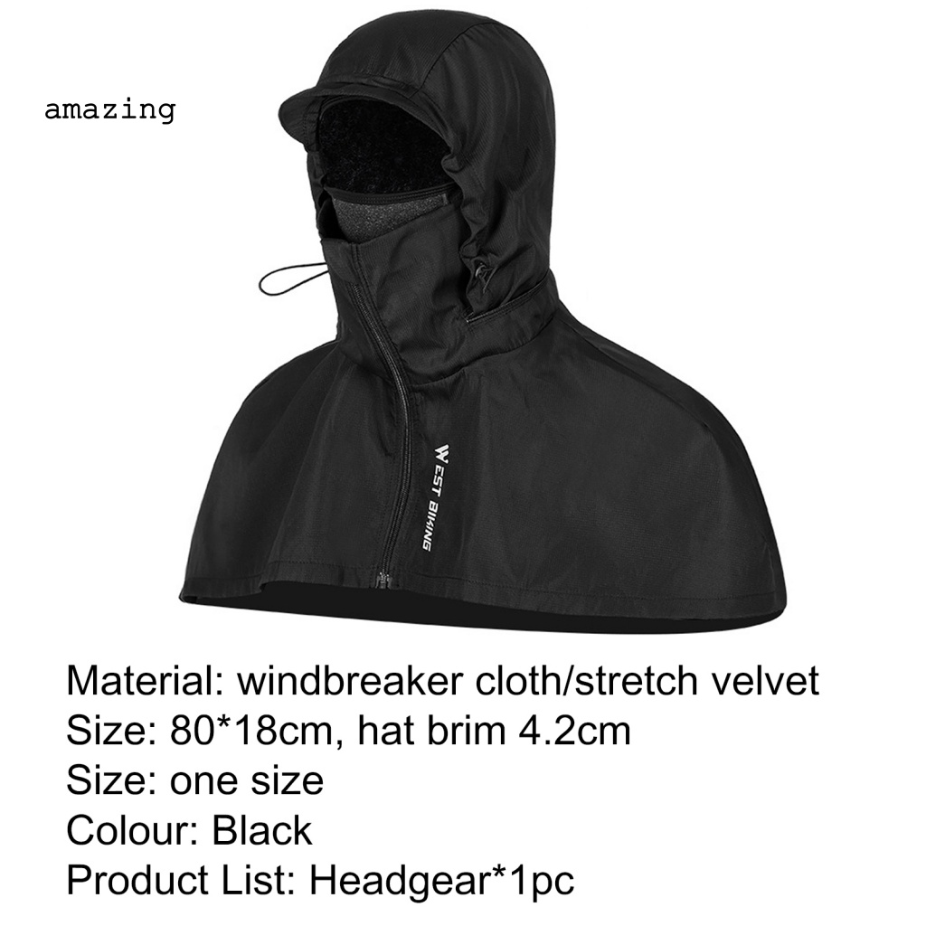 Mũ Đi Xe Đạp / Trượt Tuyết Hai Lớp Chống Gió / Bụi Xơ Vải Cho Nam