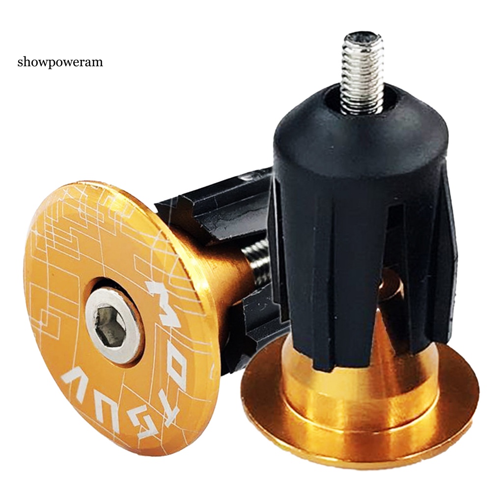 Bộ 2 Nút Gắn Tay Cầm Xe Đạp Leo Núi Bằng Hợp Kim Nhôm Chất Lượng Cao