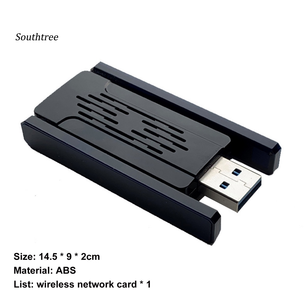 Thẻ Mạng Không Dây USB WiFi Băng Tần Kép Thấp Tương Thích Với Máy Tính ABS AC1300M USB3.0