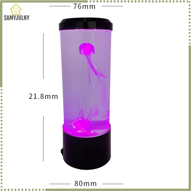 Đèn Led Trang Trí Hình Sứa Thay Đổi Màu Sắc Sạc Cổng Usb