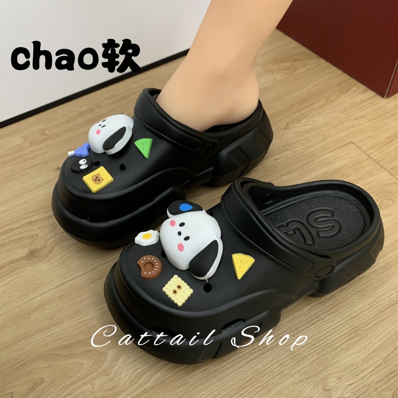 DISHULAN dép dép nữ dép bánh mì nữ dép bánh mì nữ Chống Trượt 060705