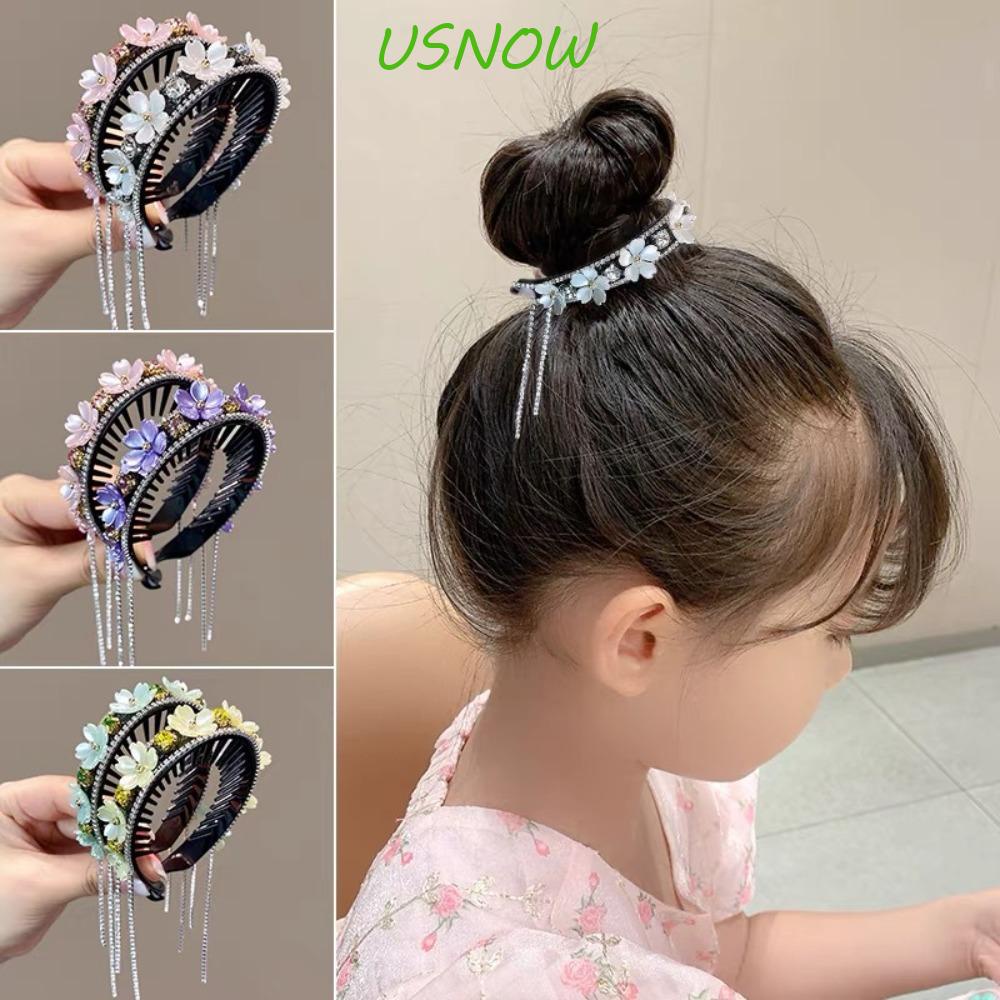 Kẹp Tóc Hình Hoa Nhiều Màu Sắc Phong Cách Vintage Thời Trang Cho Nữ