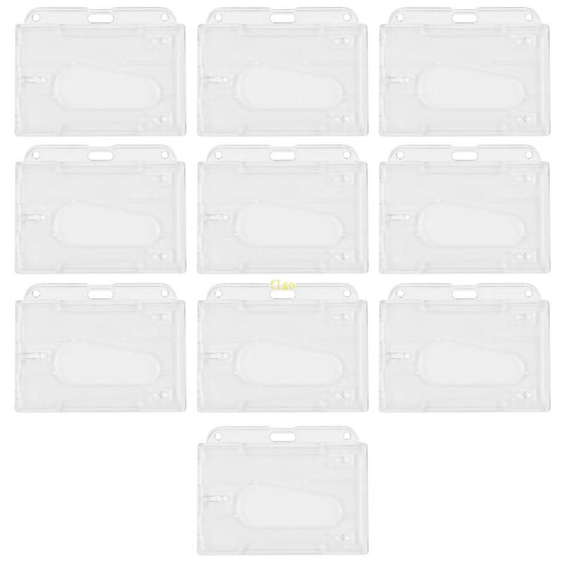 Vỏ Bọc Thẻ ID Bằng Nhựa Trong Suốt Chống Trầy Kèm 2 Thẻ Tín Dụng Cho Khách Sạn