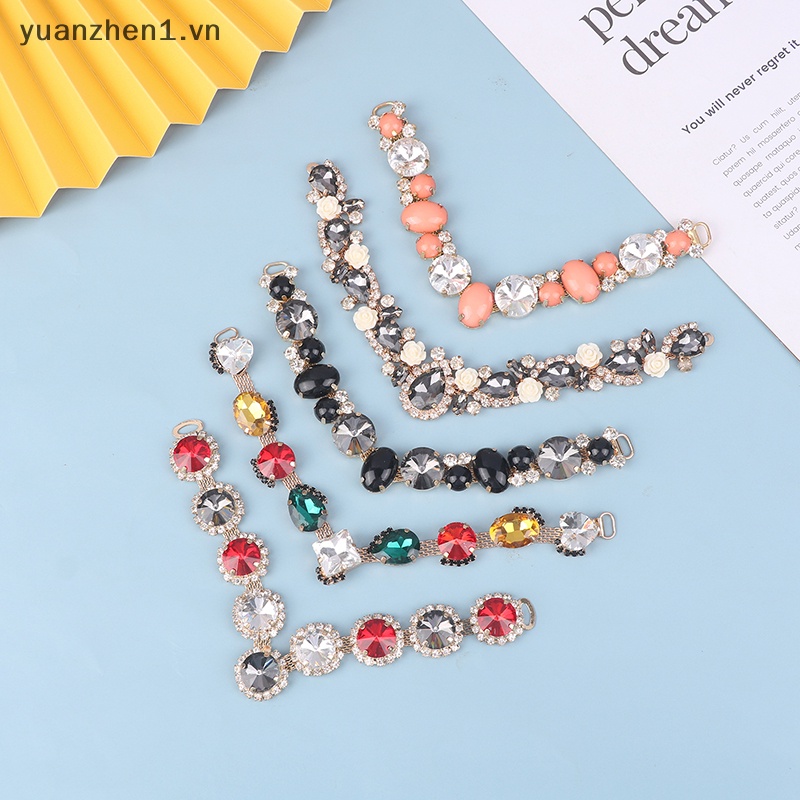 1 Khóa Dây Xích Đính Đá Trang Trí Giày Bikini DIY