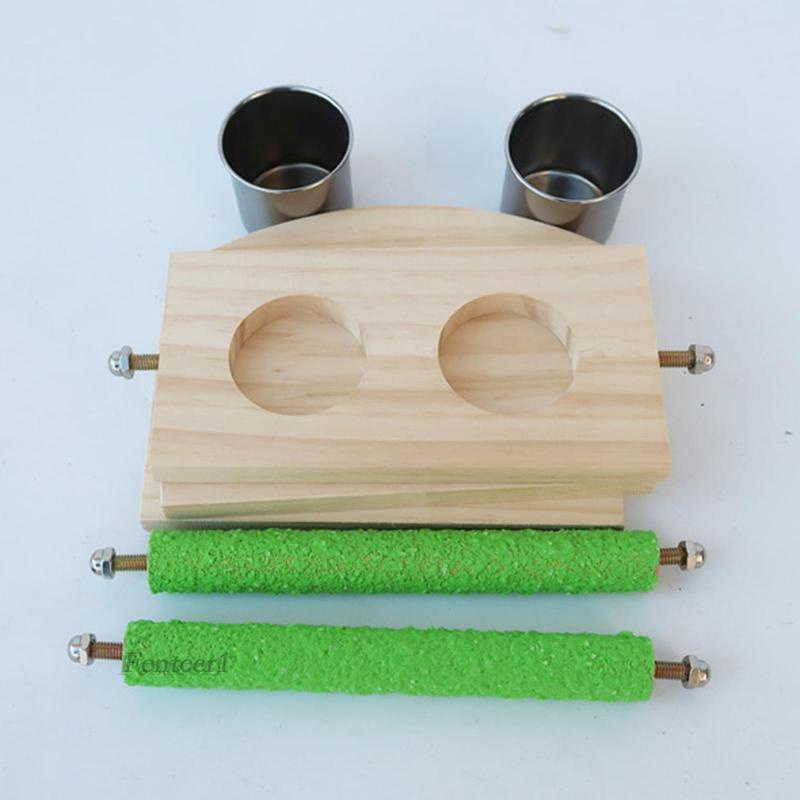 [Fenteer1] Giá Đỡ Bằng Gỗ Luyện Tập Mài Móng Chim