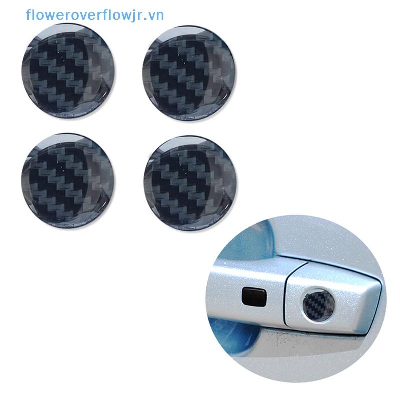 4 Sticker Dán Bảo Vệ Lỗ Khóa Cửa Xe Hơi Chống Nghẹt Tiện Dụng